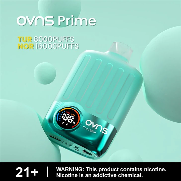 OVNS Prime Smart Screen 16000 Puffs Disposable Vape OVNS Prime Smart Screen 16000 Puffs Disposable Vape